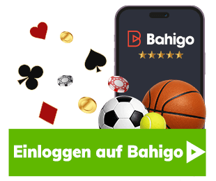 Smartphone mit Sportbällen und Spielsymbolen vor schwarzem Hintergrund